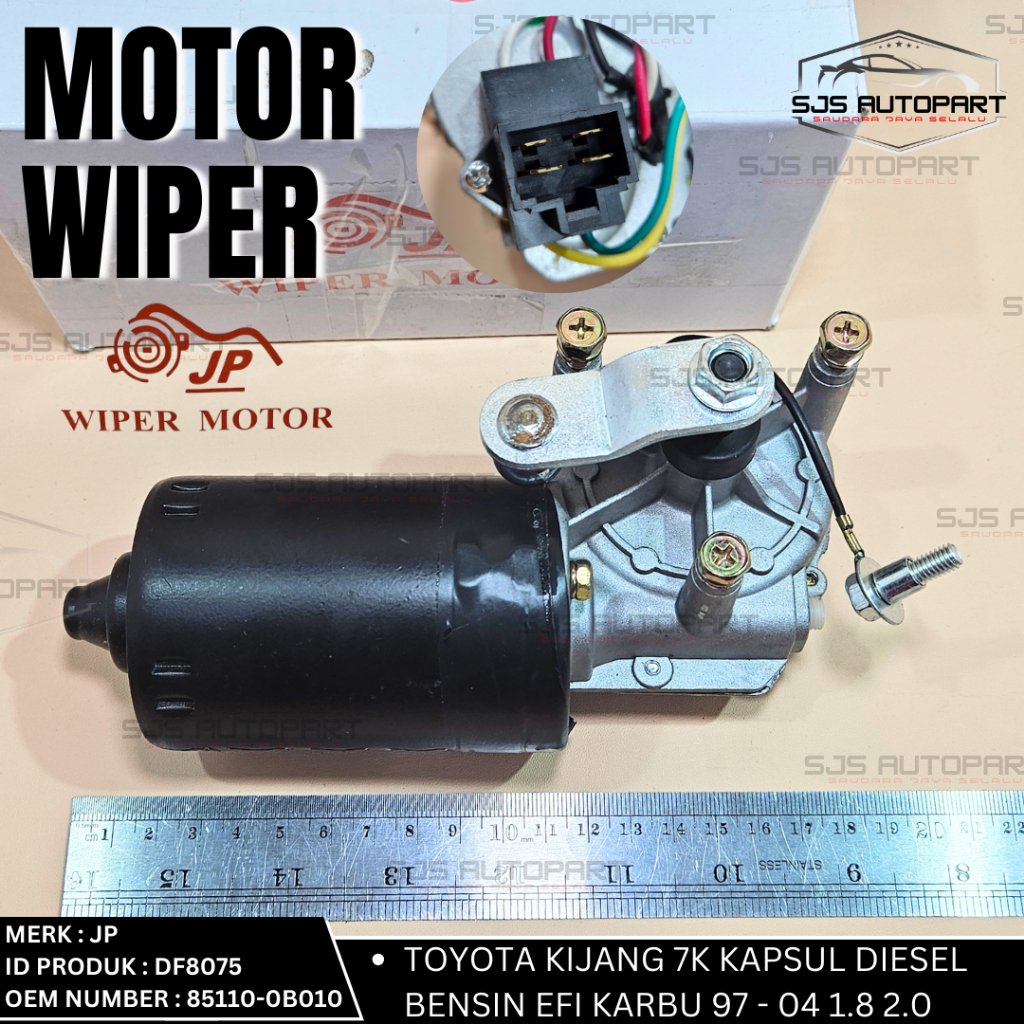 JP - FRONT WINDSHIELD DINAMO MOTOR WIPER DEPAN PENGGERAK KIPAS KACA TOYOTA KIJANG 7K KAPSUL KF70