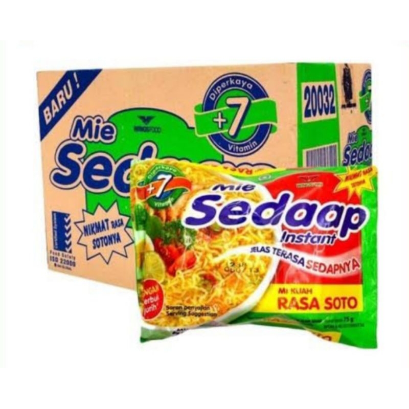 

SEDAAP MIE RASA SOTO MIE 1DUS 40PCS
