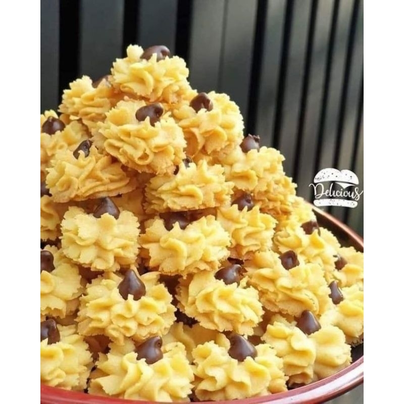 

Kue Semprit Premium Fiore Sweets | Kue Kering Homemade | Kue Lebaran Semprit Berat 500gr | Pre-Order