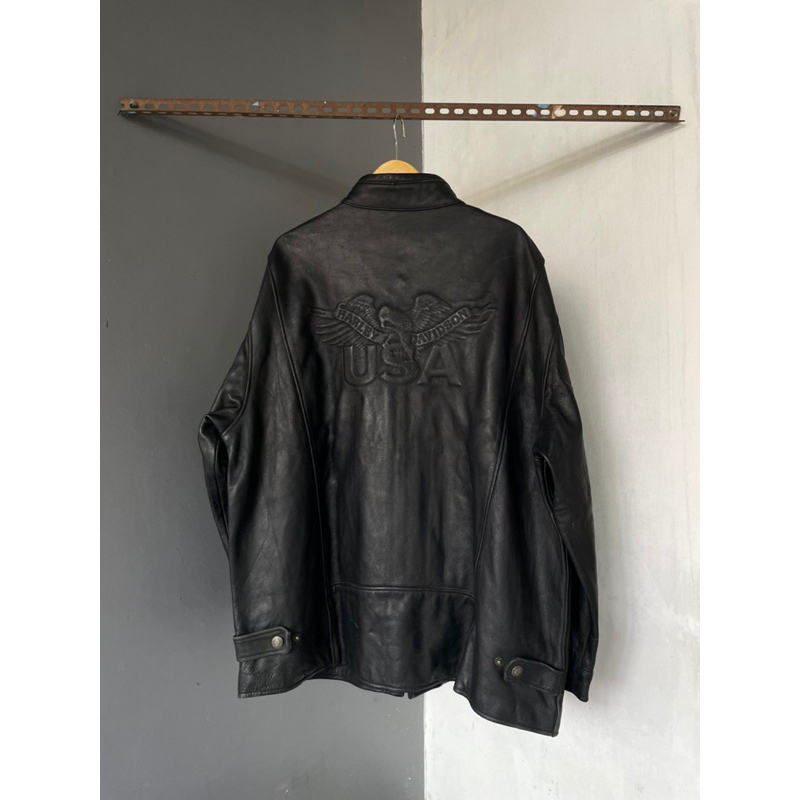 Harley Davidson USA Leather Jacket Vintage