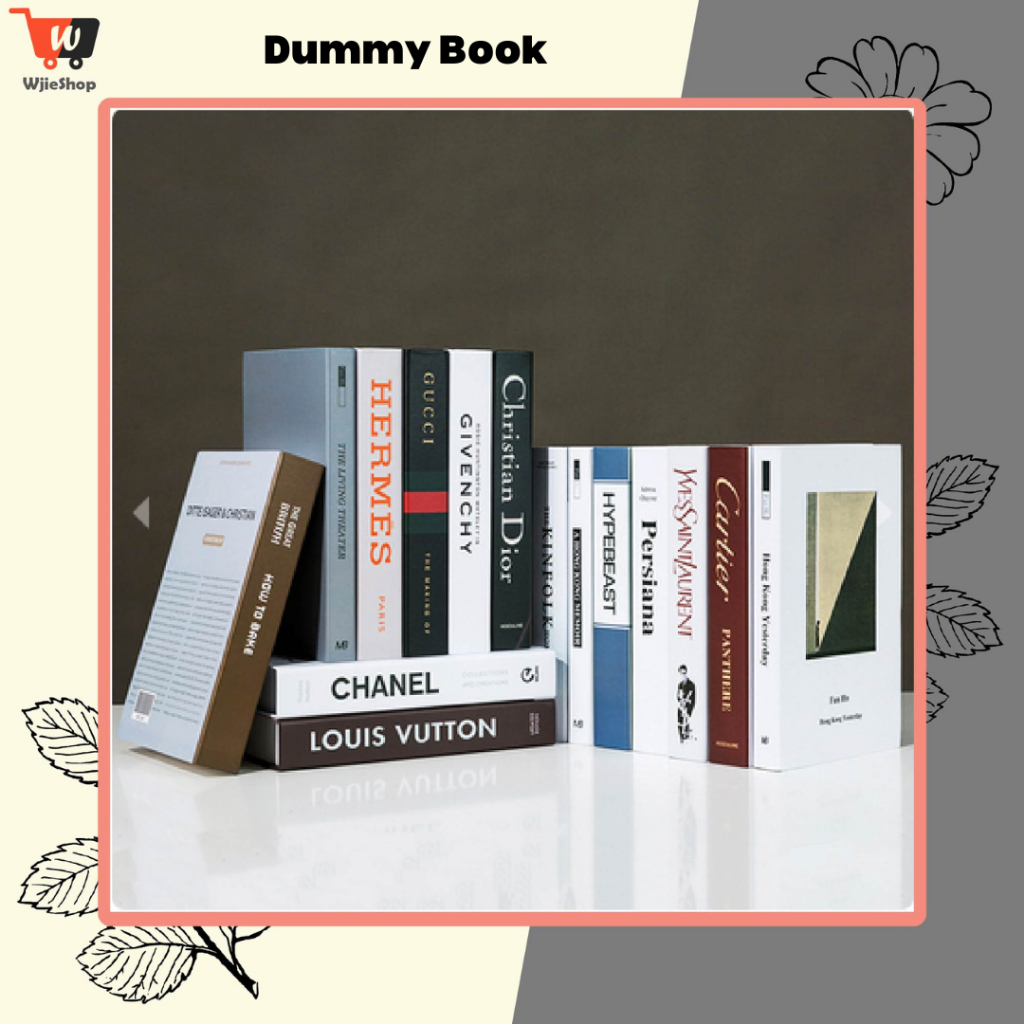 Buku Pajangan Buku Dekorasi Properti Foto Dummy Book Aesthetic