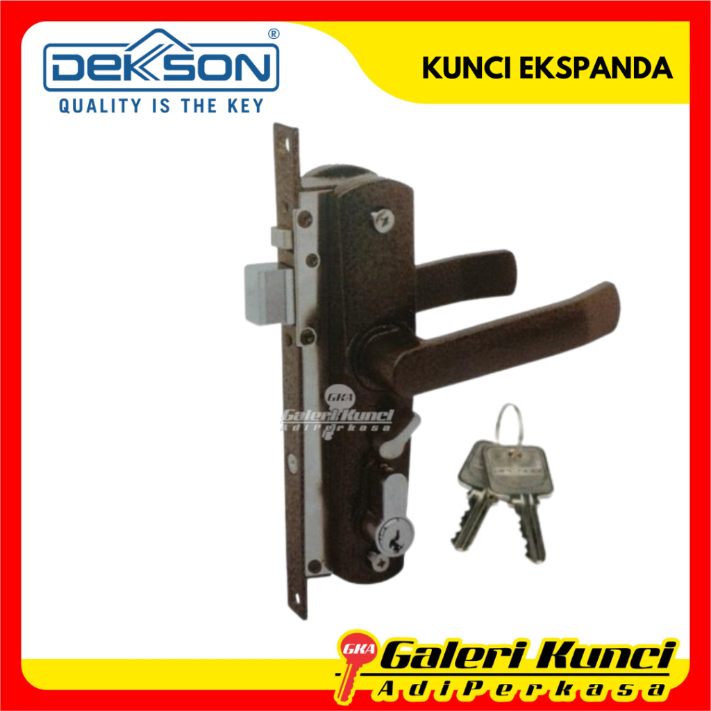 Kunci Ekspanda DEKKSON DEKSON KC 8203 BROWN Kunci Pintu Kawat Nyamuk
