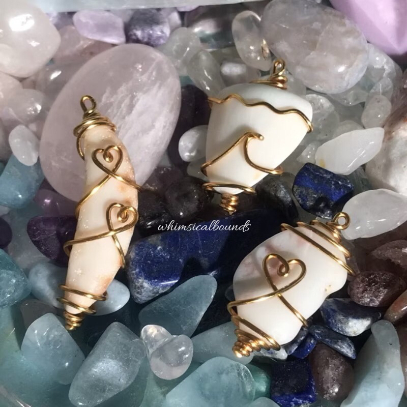 Gli Amanti Necklace | wire wrapped gemstone necklace | wire wrapped crystal necklace | wire wrapped 