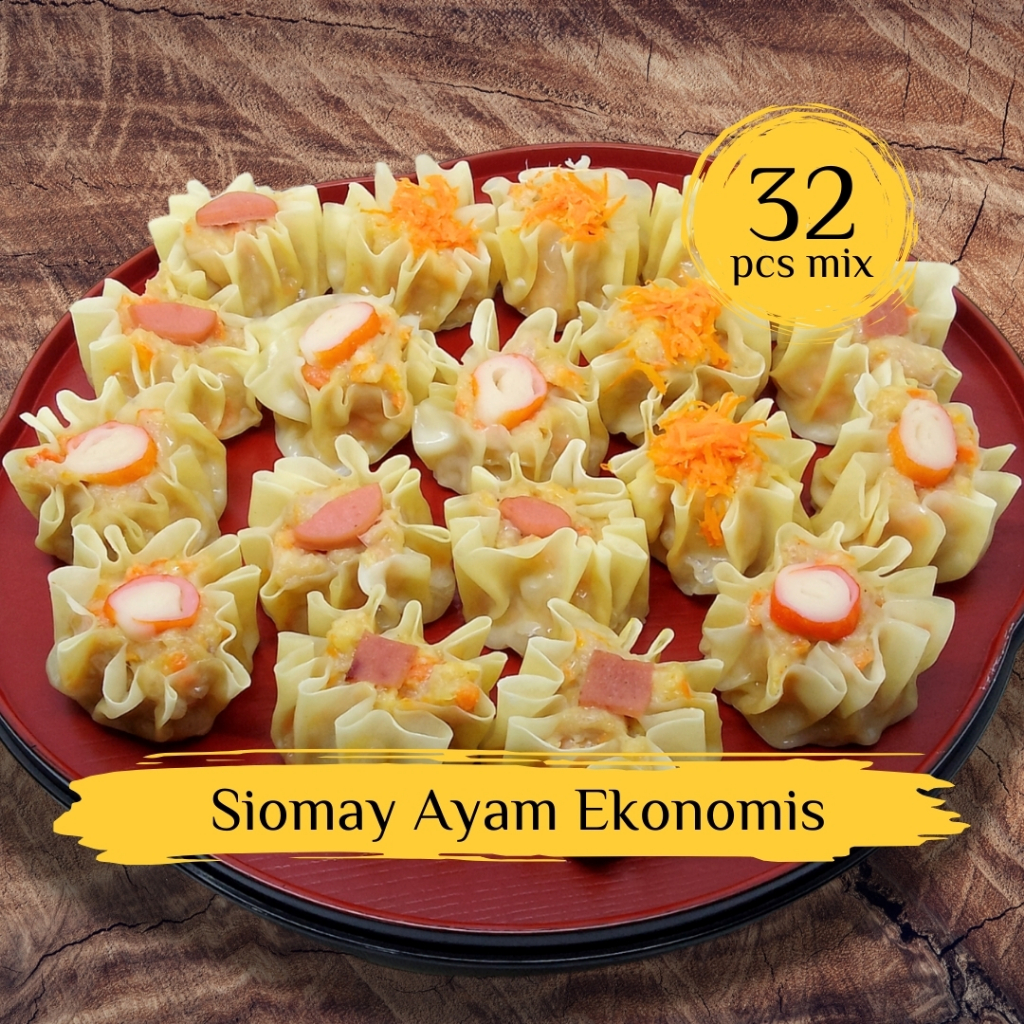 

[FROZEN] Dimsum Siomay Ayam Ekonomis (32 pcs) by Dimsum Junli
