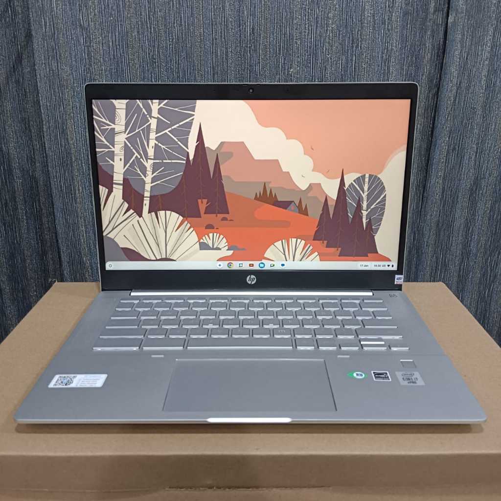 Hp Chromebook Pro C640, #Touchscreen, Intel Core i7-10610U, 10Th, Ram 16Gb/128Gb+128Gb, #Backlight, 