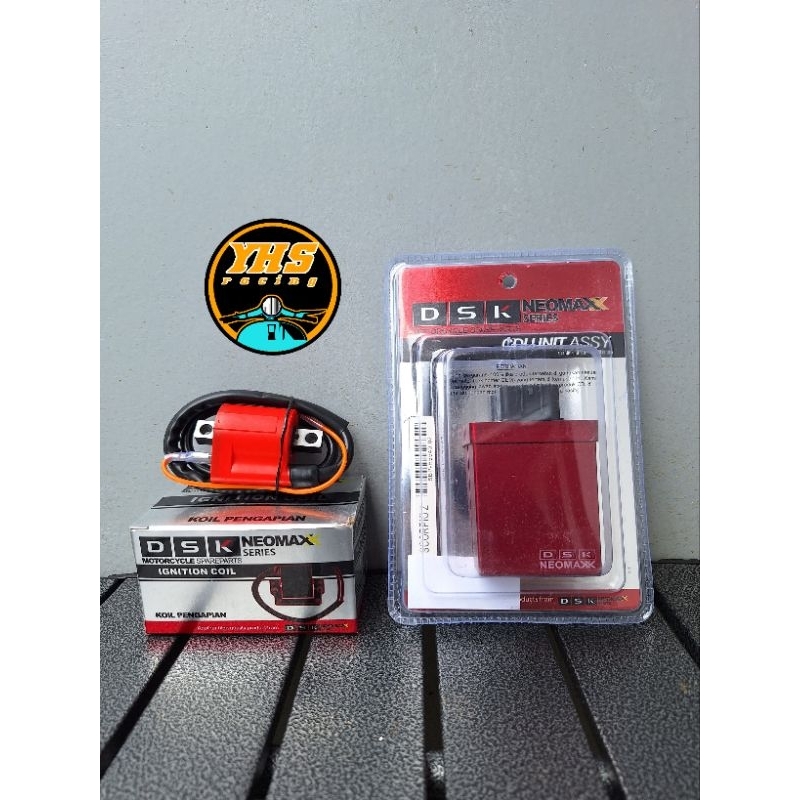 Paketan Cdi + Koil Racing Scorpio Scorpio Z Tenaga Extra 20% No Limit Original Dsk Neomax