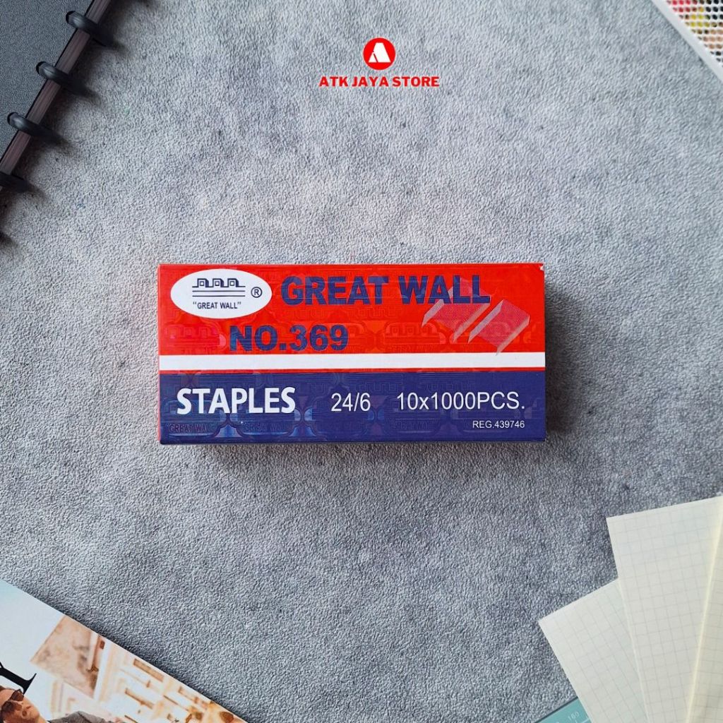 

Isi Staples 24/6 Great Wall