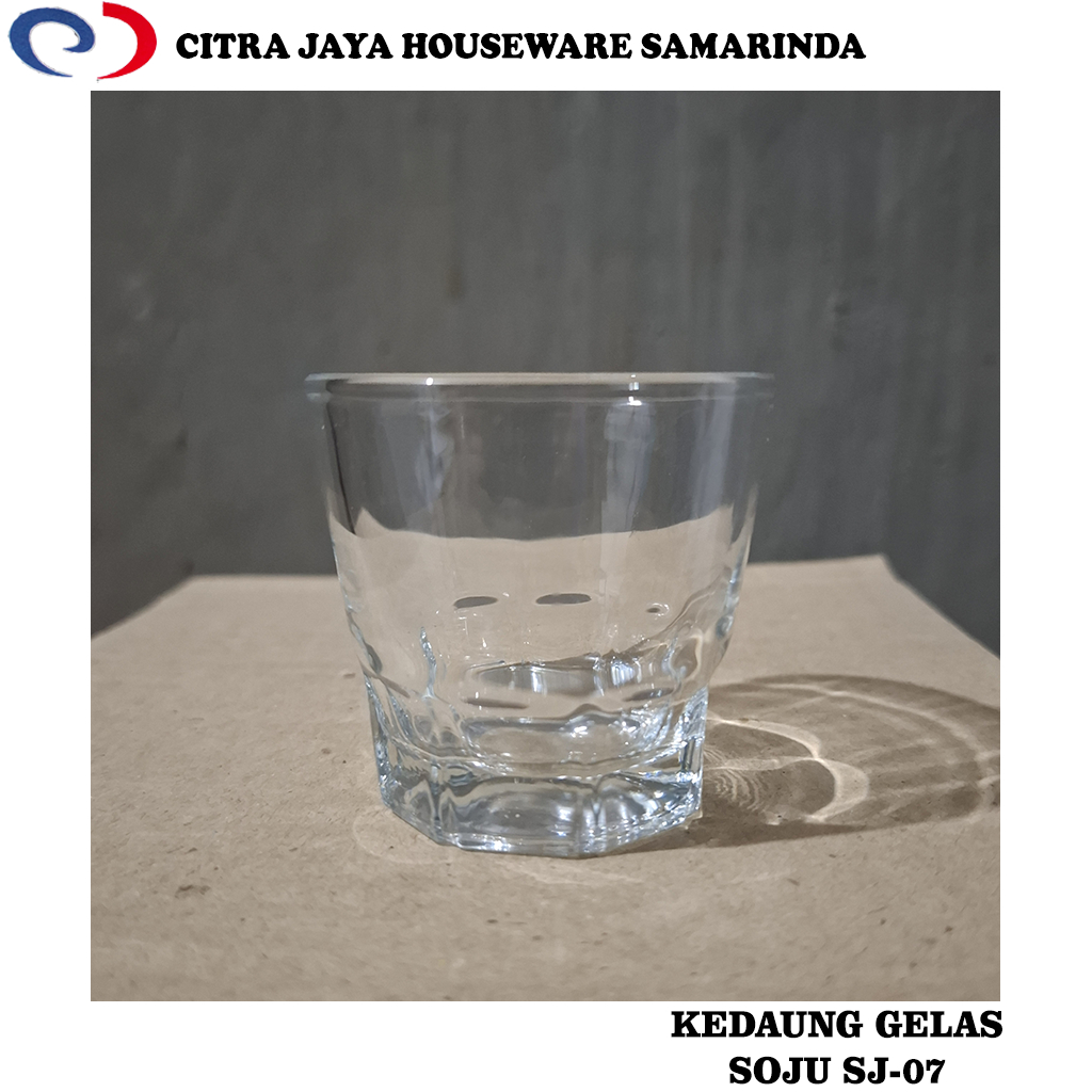 Gelas Kecap / Kecil Kaca Kedaung SJ-07 Perkotak ( 6 PCS )