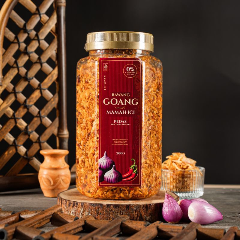 

Bawang Goreng Sumenep Premium | PEDAS - Asli Tanpa Tepung Tanpa Campuran (60gr 120gr 200gr) / Bawang Goang Mamah Ici