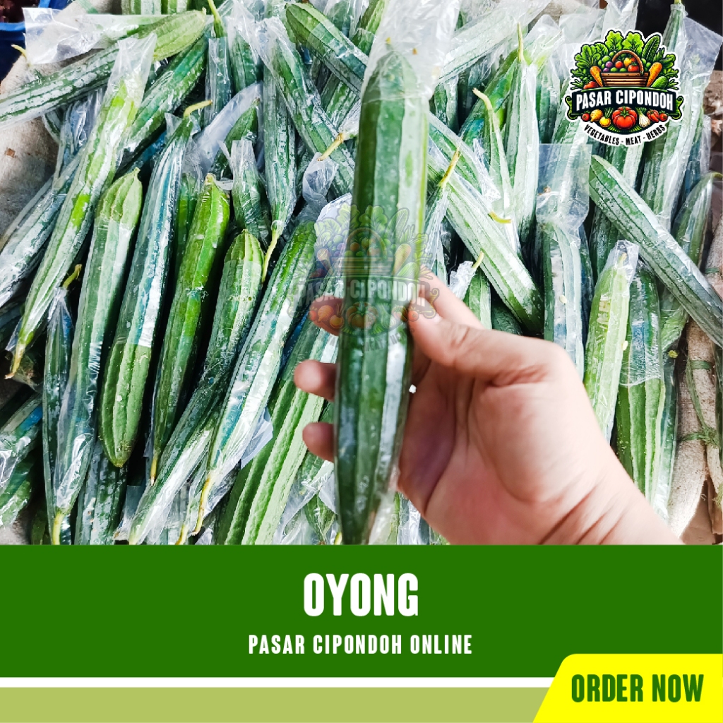 

Sayur Oyong Sayuran Gambas Organik Segar 500 gram / Luffa Acutangula - Pasar Cipondoh Tangerang