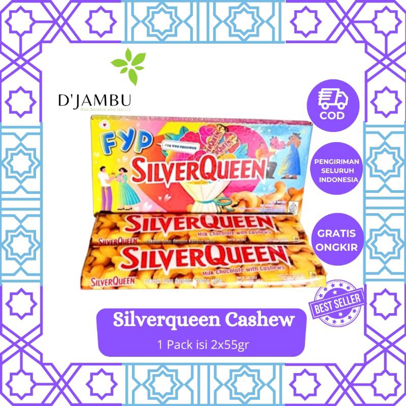 

SilverQueen Cashew Paket Coklat Valentine Value Pack 2pcs x 55gr