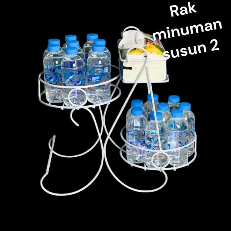 Rak minuman susun 2/ rak minuman air/rak aqua