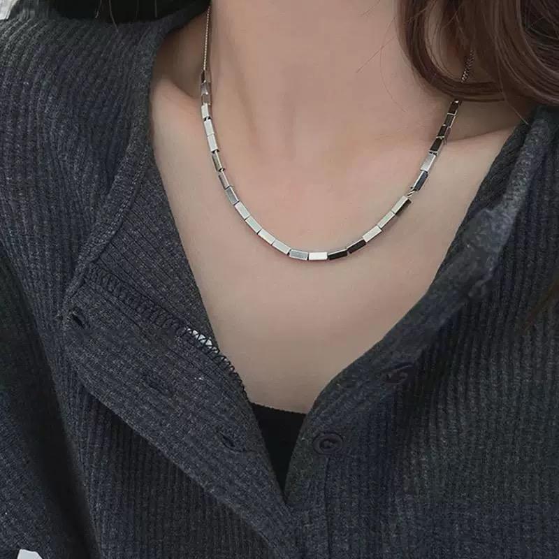 Kalung Wanita Titanium Korean Style Model Balok