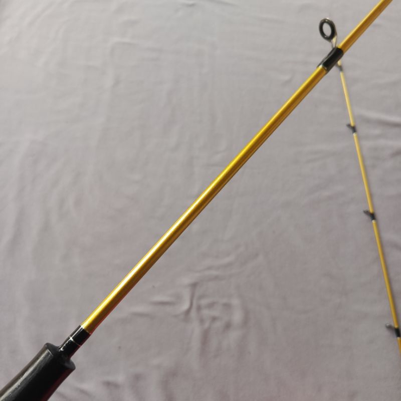 Joran Pancing Galatama Ikan Lele Dan Ikan Mas Oanjang 150cm Warna Gold Gagang Motif Batik Murah Dan 