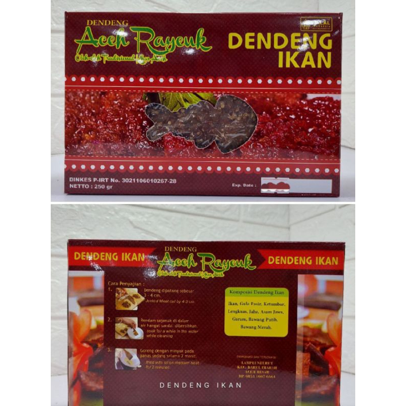 

DENDENG IKAN /oleh-oleh khas Aceh
