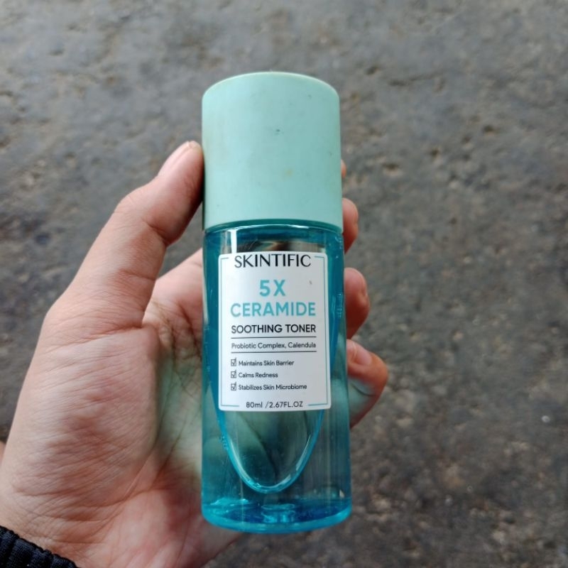 PRELOVED TONER SKINTIFIC 5X CERAMIDE 80ML