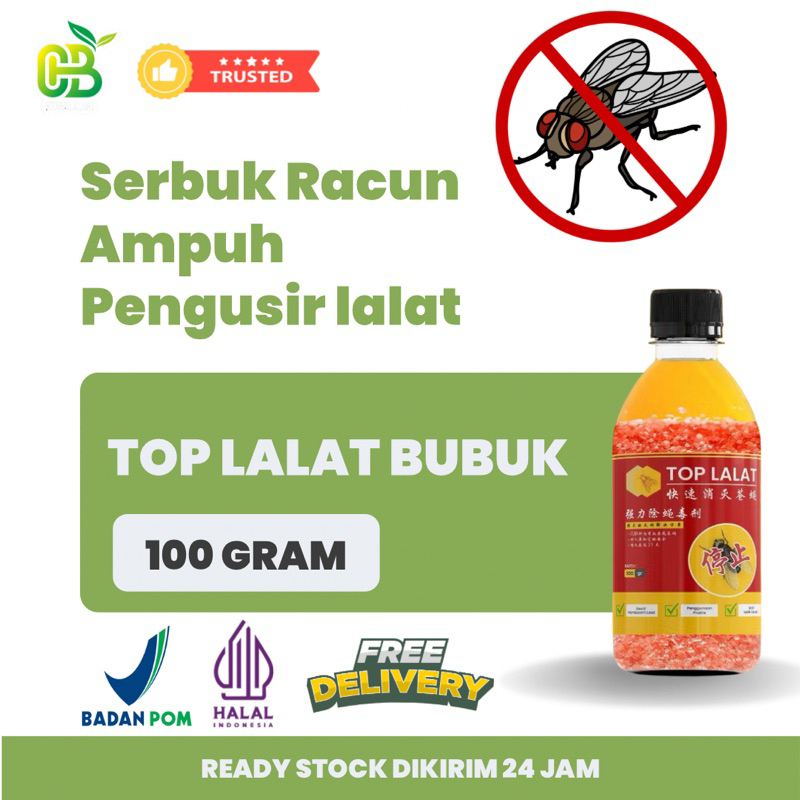 TOP LALAT Racun Lalat Ampuh Obat Lalat Tabur Bubuk Pembasmi Lalat Dirumah Manjur