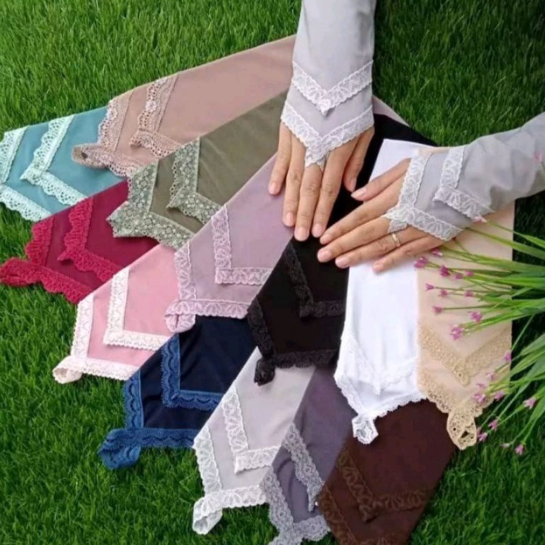 Prioritas Manset tangan Renda Cincin muslimah  manset muslimah jersey premium manset tangan umroh