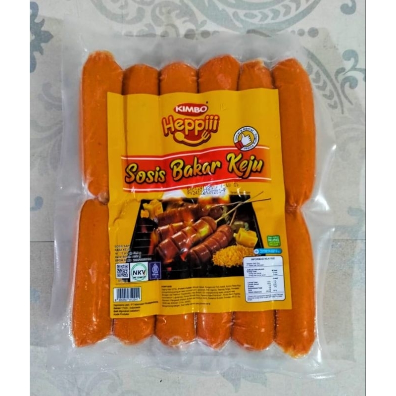 

SOSIS BAKAR KIMBO HEPPI KEJU isi 12pcs