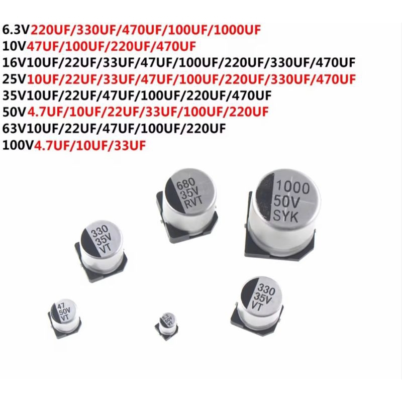 10 PCS CAPACITOR SMD TABUNG