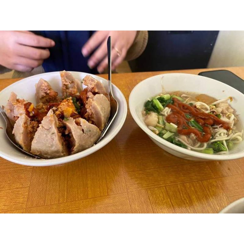 

bakso beranak cincang pedas / ori