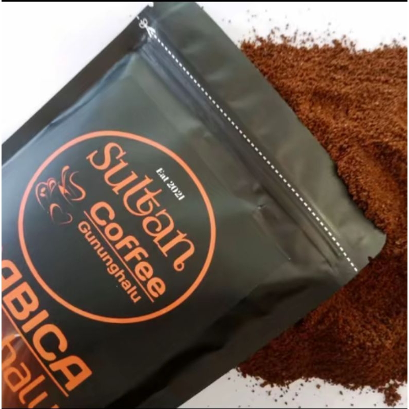 

Kopi Bubuk Arabika Honey Spesialty 200g Sultan Coffee Gununghalu