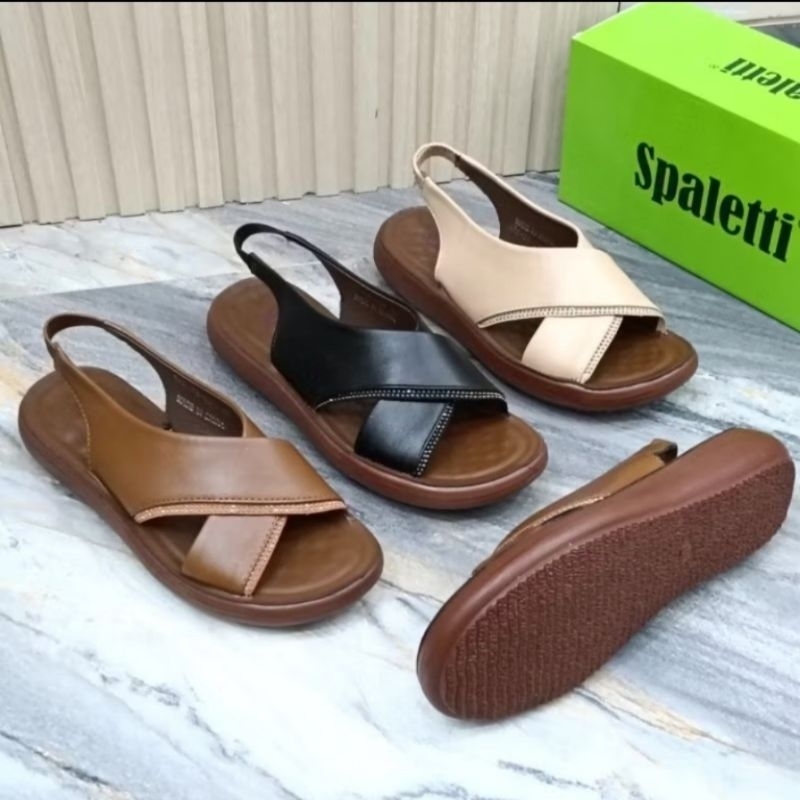 SANDAL TALI TEPLEK WANITA SPALETTI IMPORT TERBARU