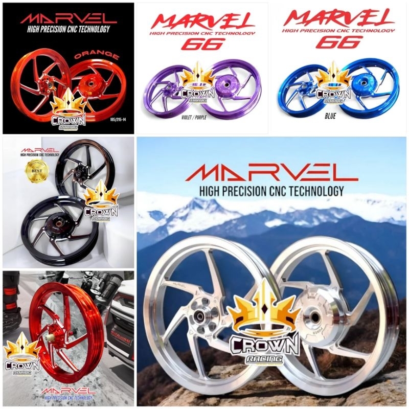 Velg Power Marvel Ring 14 Yamaha Mio M3 Z S Gear / Fino 125 / Soul GT 125 / Xride 125 / Xeon