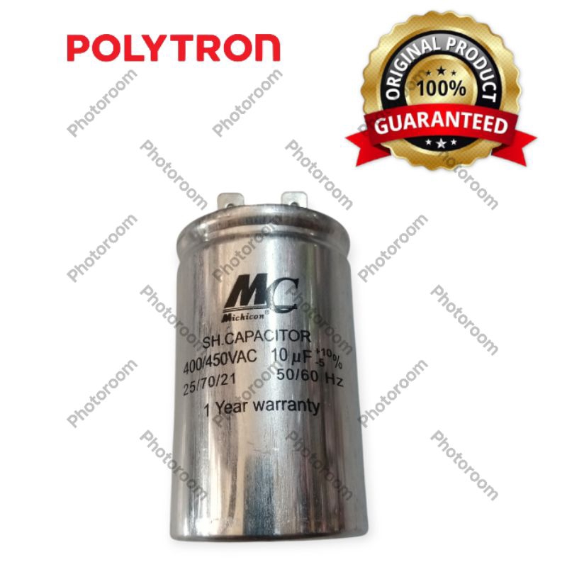 Kapasitor mesin cuci Sharp satu tabung original