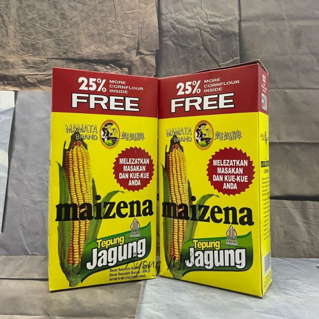 

TEPUNG MAIZENA MAMATA 500GR / TEPUNG JAGUNG / CORN STARCH POWDER