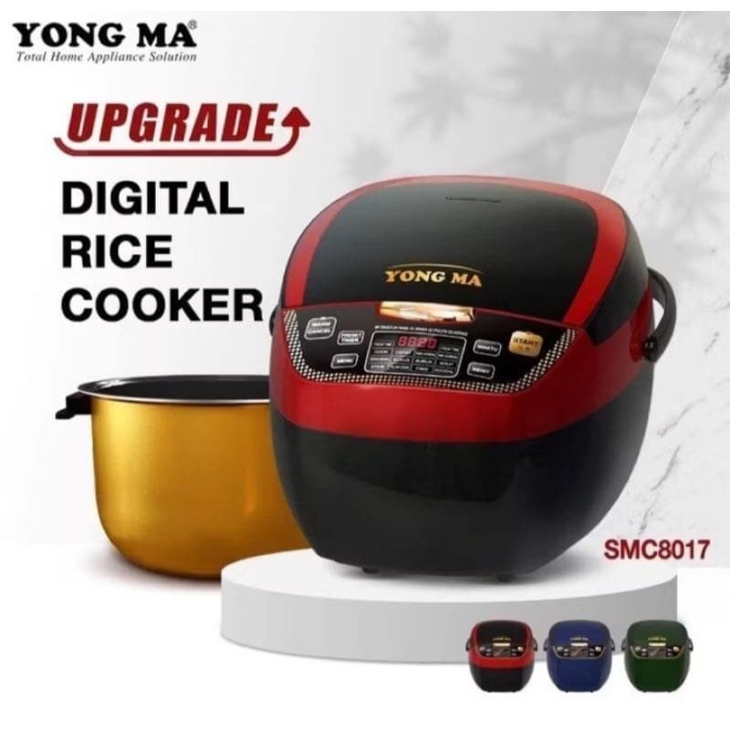 MAGIC COM / RICE COOKER YONGMA / YONG MA SMC/SMC 8017/801 (2 LITER) HIJAU