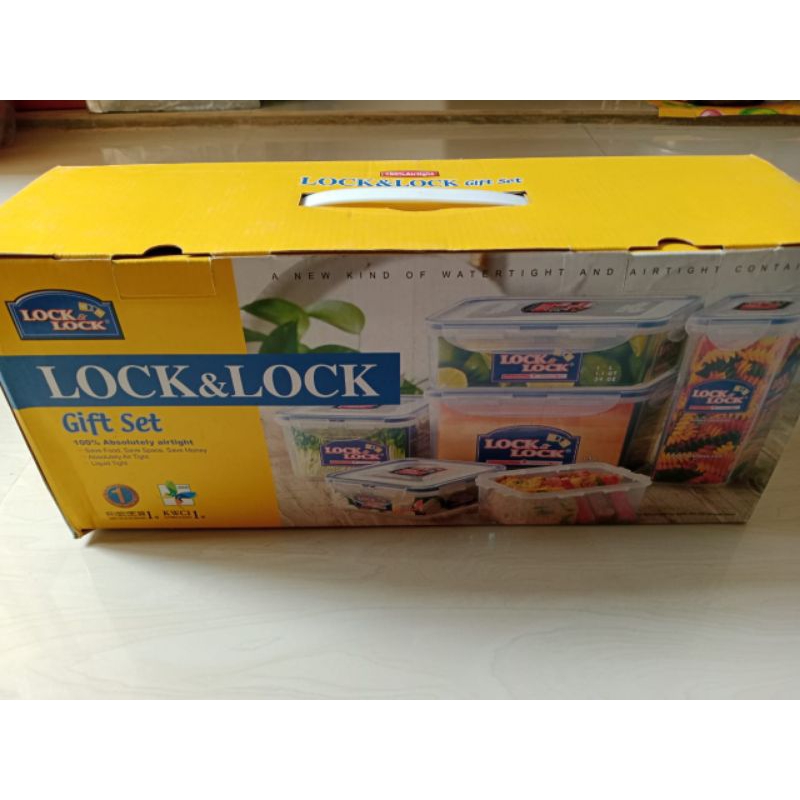 Lock n lock gift set ( 6 pcs )