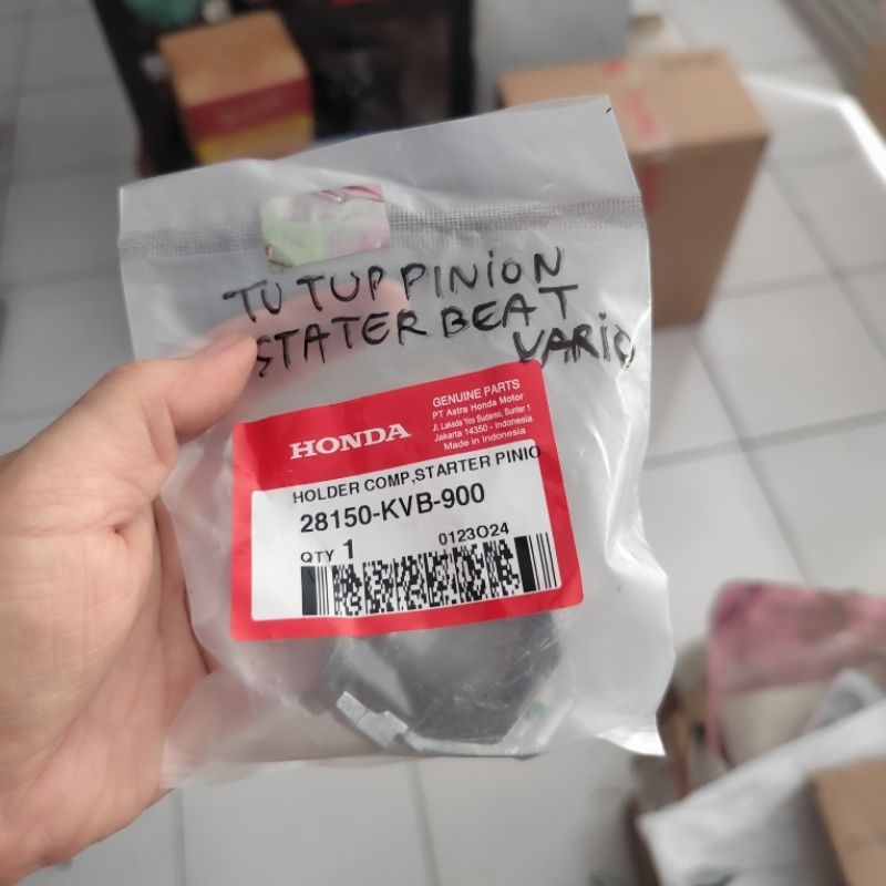 tutup pinion stater beat fi, beat karbu asli 28150KVB900