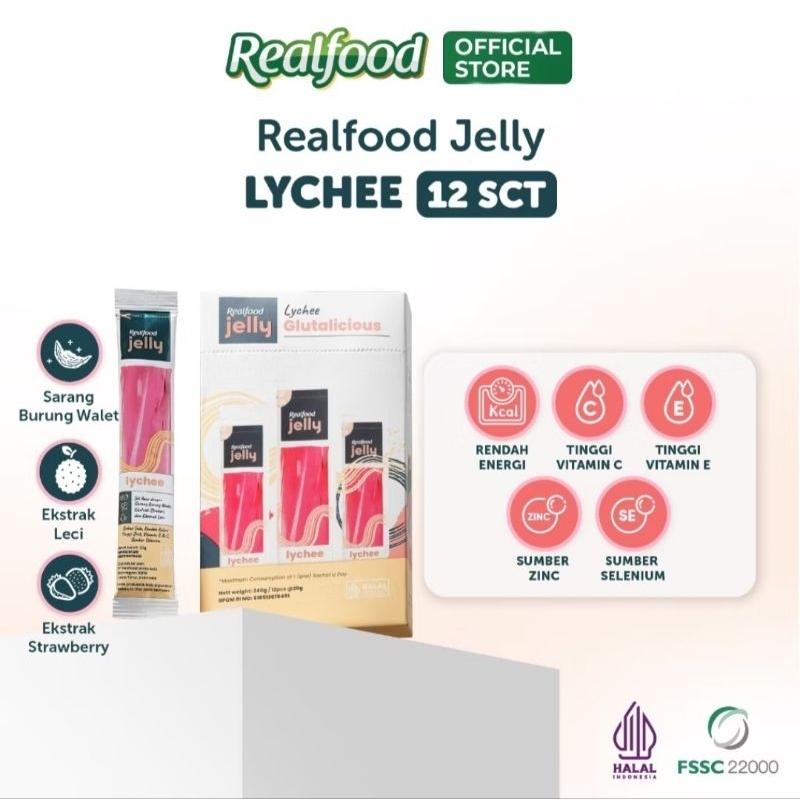 

Realfood Jelly Glutalicious isi 12pcs