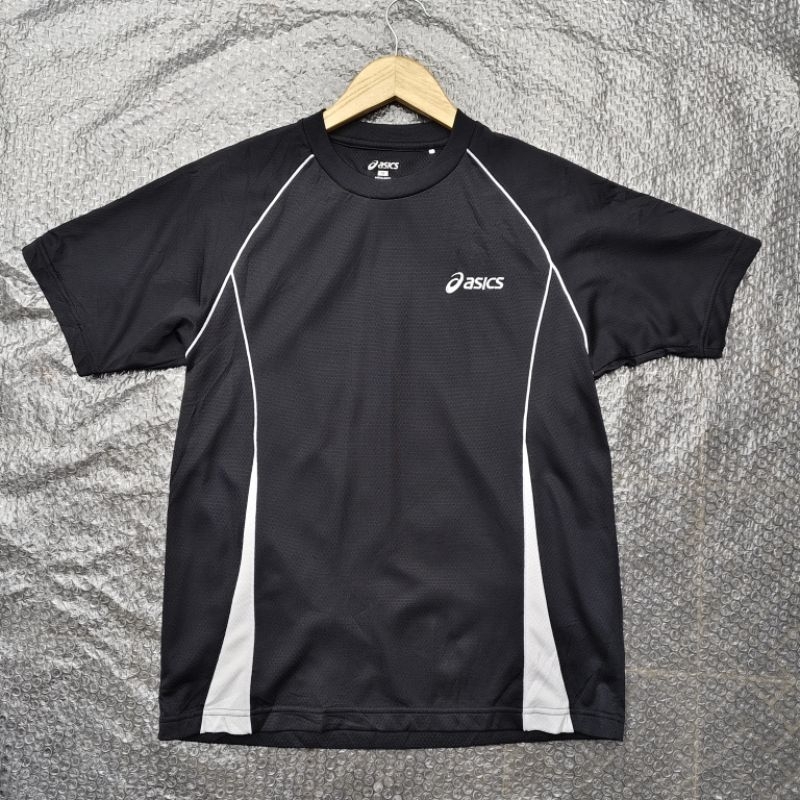 jersey Asics Running jersey Running Asics hitam