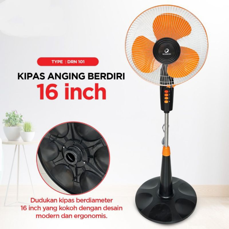 YASAKA/RINREI/HISENIK/omickoKIPAS ANGIN BERDIRI 16"