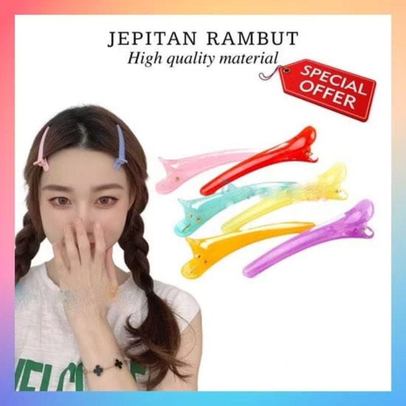 TAFBABY - Hairpin Jepit Rambut Bebek Warna Warni Jepitan Buaya