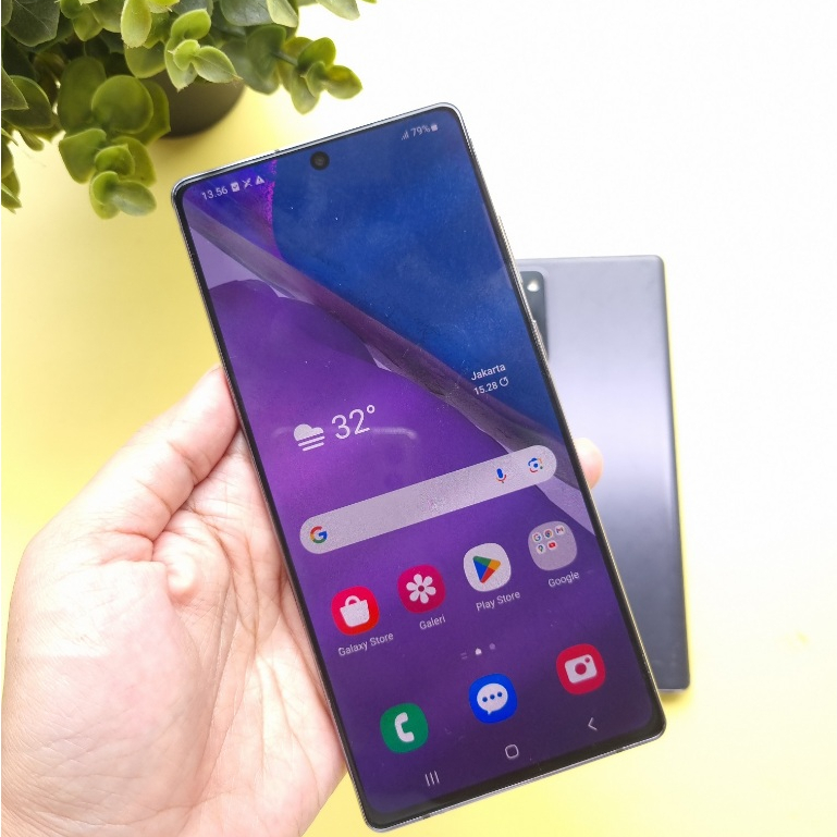 Samsung note 20 8/256gb Garansi resmi second HP android bekas
