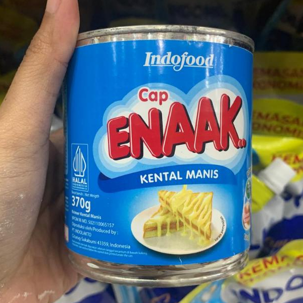 

susu kental manis cap enak putih 370 gram