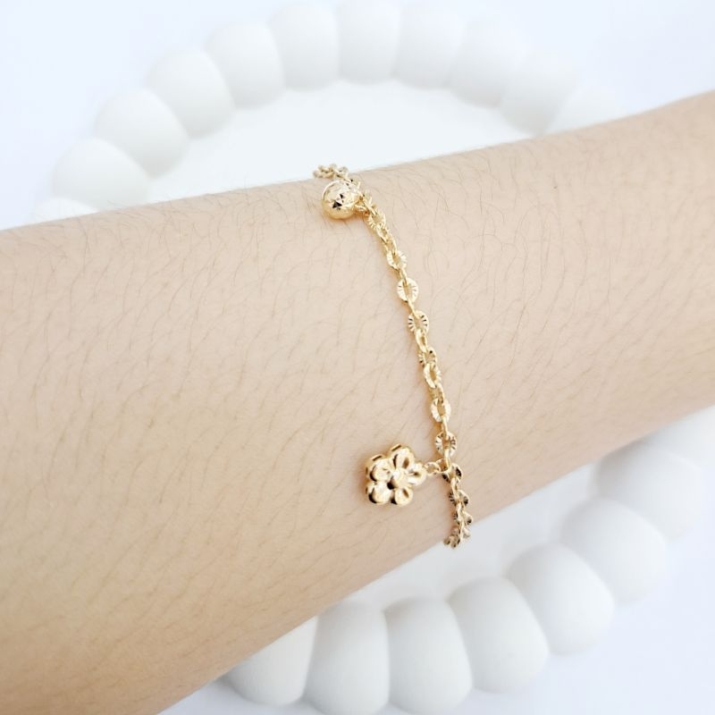 Dewi Ponorogo GELANG VENSI VARIASI Emas Asli Kadar 8K/375% YellowGold