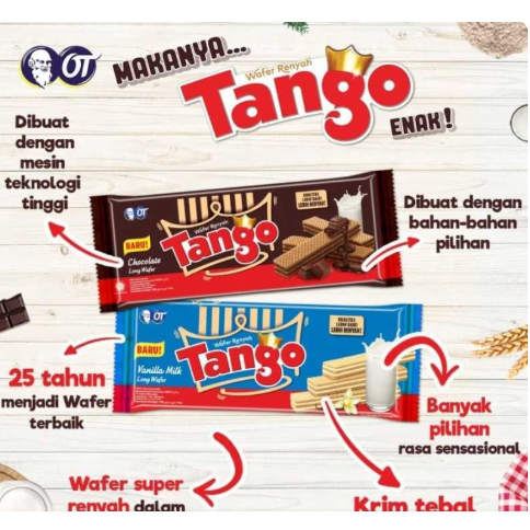 

TANGO WAFER 110 gr | LONG CHOCOLATE DAN VANILLA DELIGHT|TERMURAH