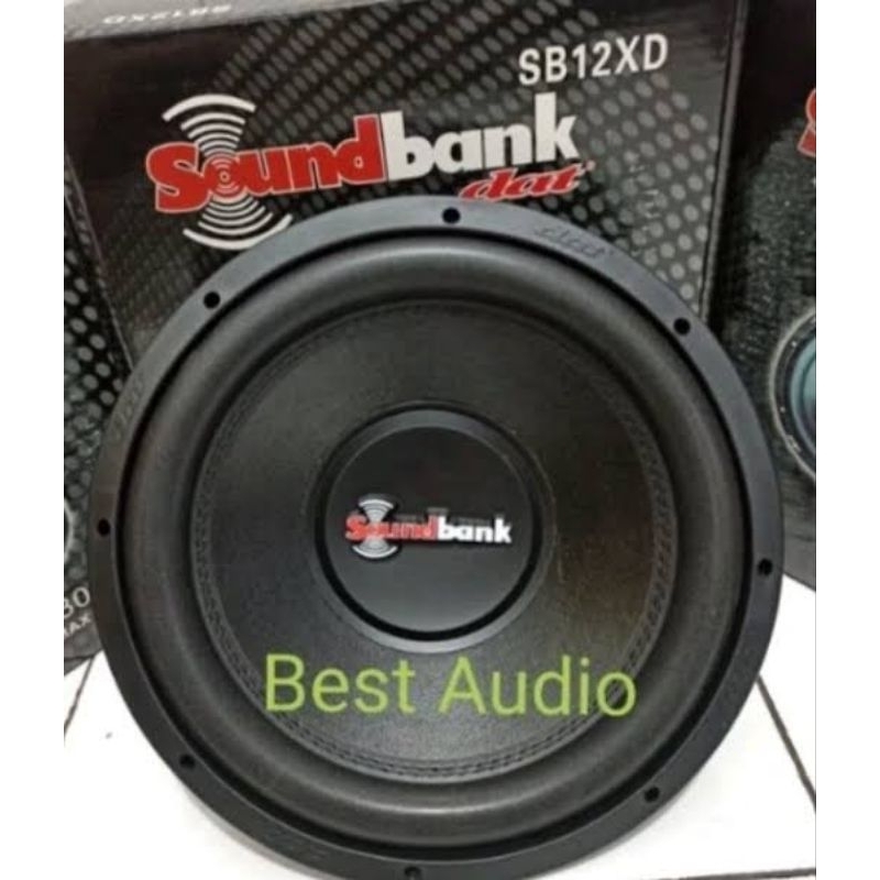 SPEAKER AUDIO CAR SUBWOOFER SOUNDBANK SB 12XD SB12 12 XD SB12XD 12 INCH " 12" 12IN SPIKER MOBIL AUTO
