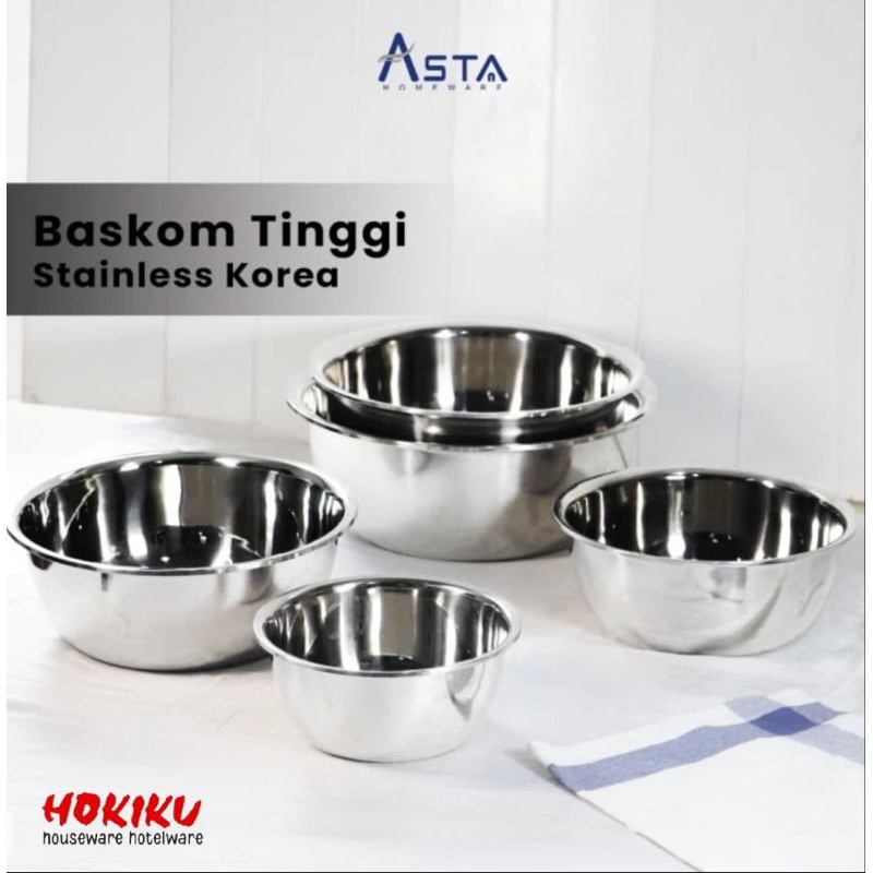 ASTA STAINLESS STEEL BOWL / ASTA MIXING BOWL
