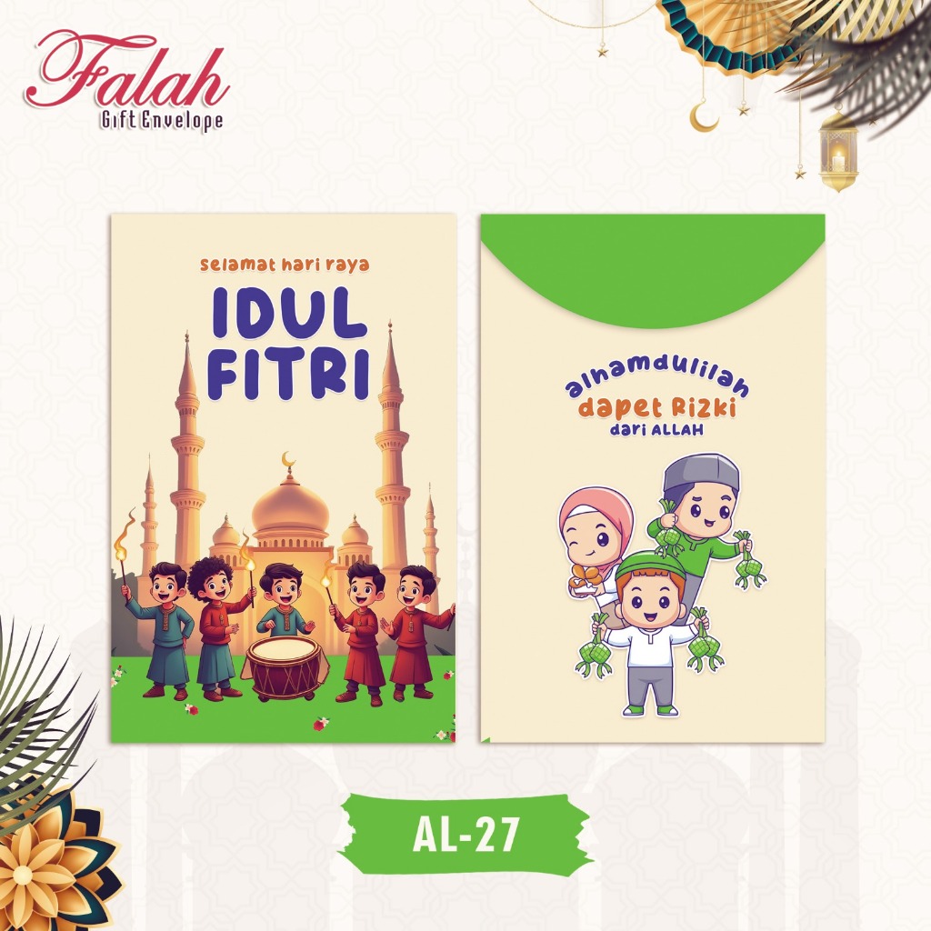 

Amplop Lebaran Falah Kecil AL-27 | Amplop Angpau Lebaran Aesthetic