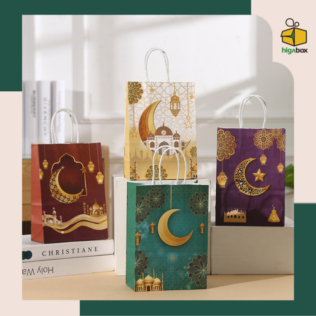 

Paperbag Kraft Idul Fitri / Paper bag Eid Mubarak / Hampers Lebaran Idul Fitri / Paperbag Kraft Idul Fitri 2025 | AK02P1 - AK03P7