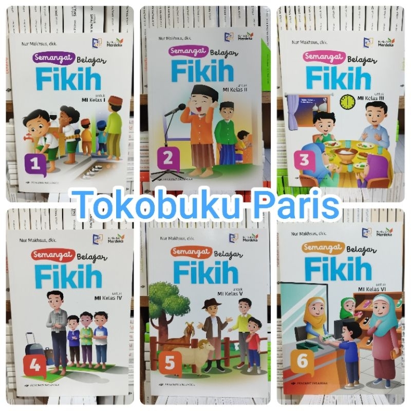 ORI Buku Semangat Belajar Fikih Fiqih MI kelas 1 2 3 4 5 6 Kurikulum Merdeka Erlangga