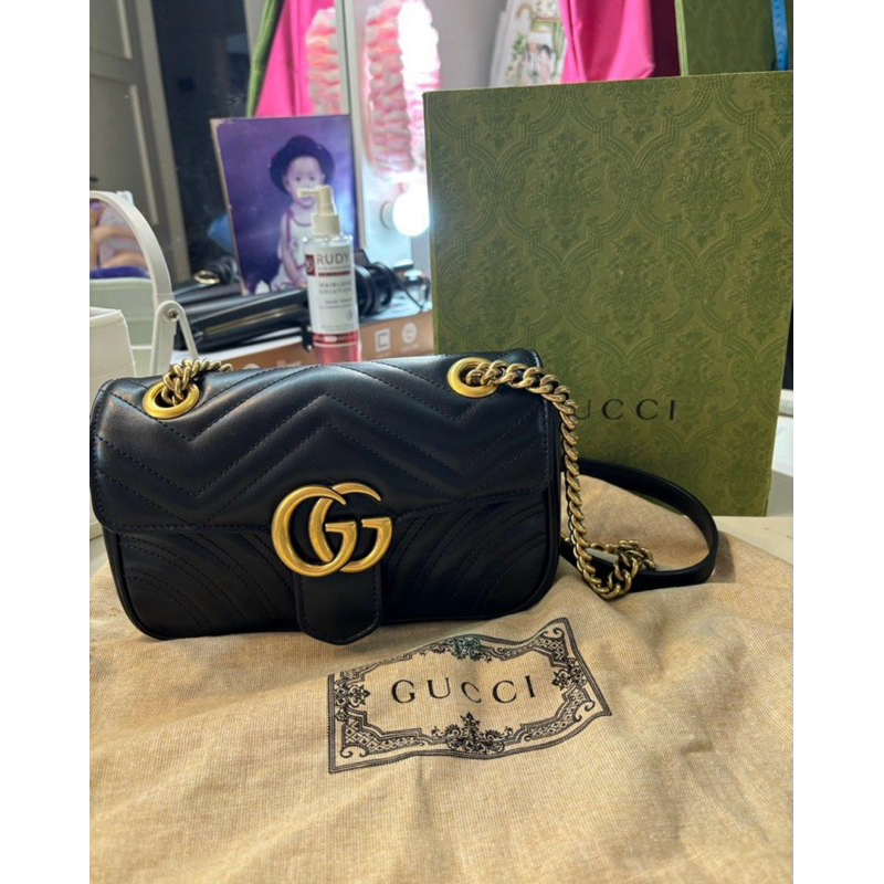 gucci marmont tas original preloved gucci