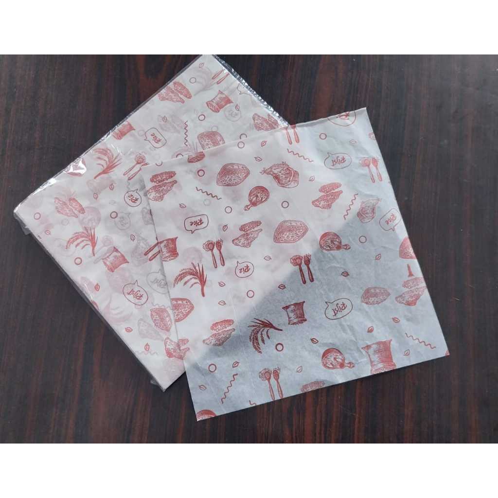 KERTAS NASI MOTIF / PAPER RICE MOTIF UK. 25X27,