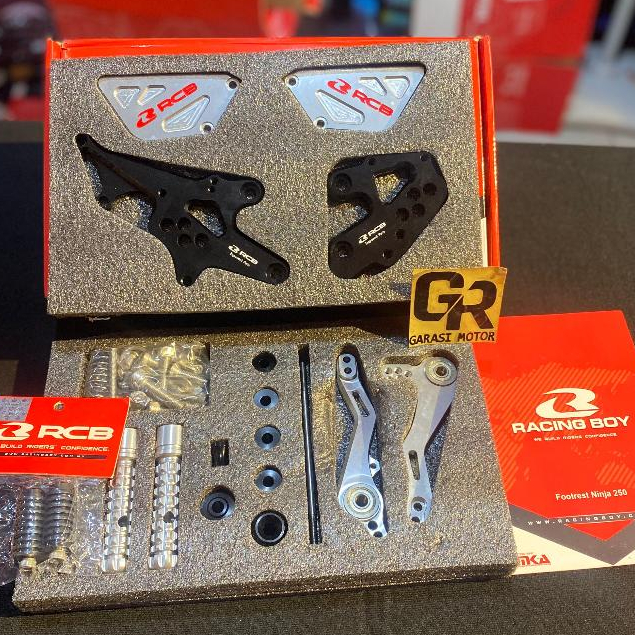 footstep footrest ninja 250 fi karbu z250 rcb racingboy