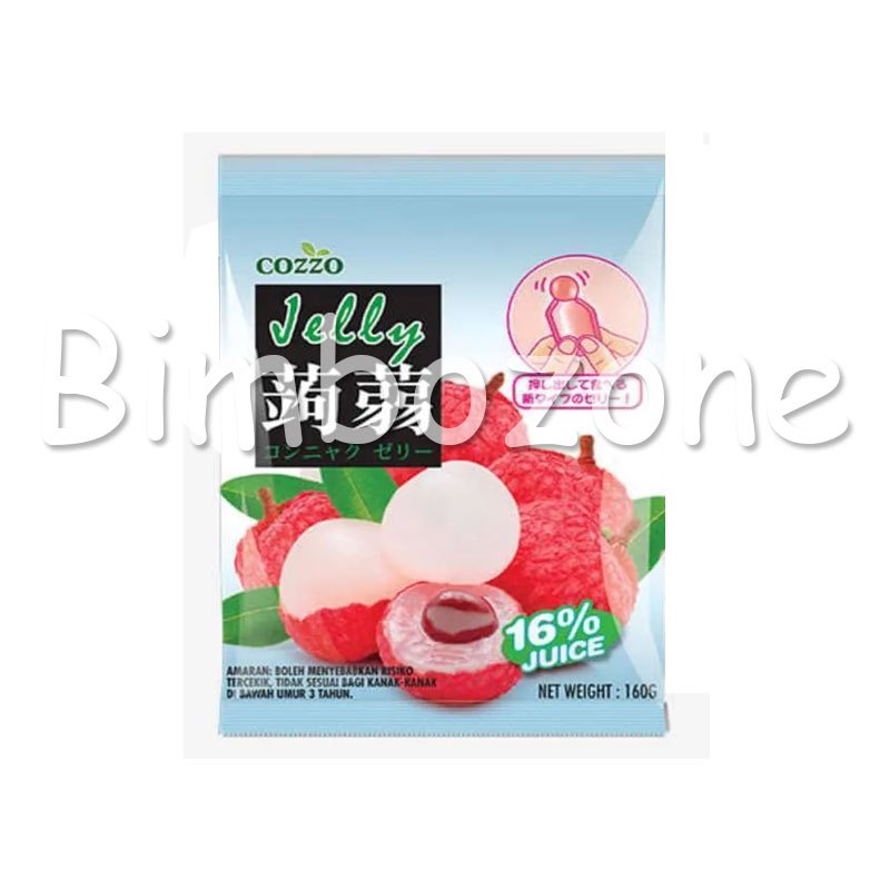 

Cozzo Konnyaku Jelly Peach / Blueberry / Lychee / Manggo / Pasion Fruit 160g